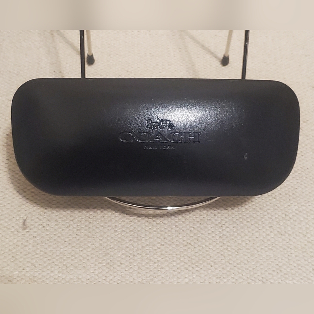 Coach Sunglass Case, Hard Shell, Black,
